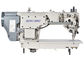 Máquina de coser automatizada de la cama plana de la aguja de la exhibición 2500RPM del LCD sola