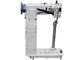 Máquina de coser de la sola de la aguja 1600RPM del unísono de la alimentación alta cama del poste